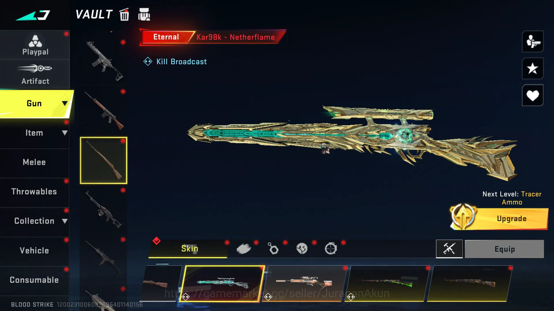 Blood Strike Accounts Asia|7 ETERNAL(MIKASA,M700,EVA-02,Kar98k,Uzi)3 MEL image 3
