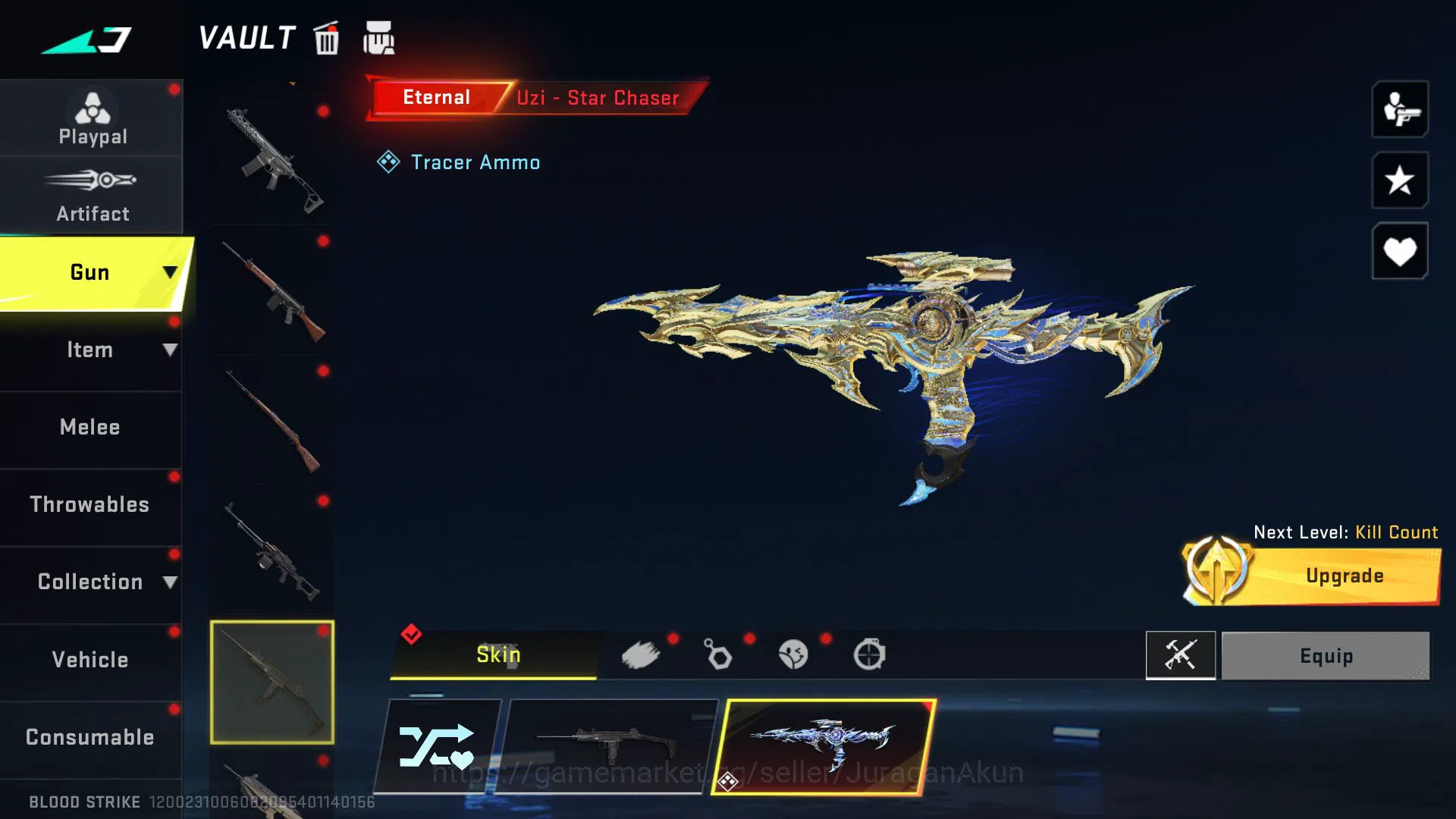 Blood Strike Accounts Asia|7 ETERNAL(MIKASA,M700,EVA-02,Kar98k,Uzi)3 MEL image 4