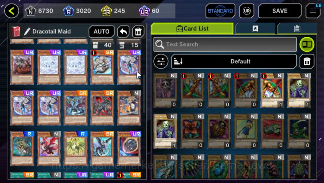 Yu-Gi-Oh! Master Duel Accounts Mid-Level Lv 18 | 20 Deck |VSK9,Radiant Typhoon,Dracotail,Yummys,Time Lord,Etc|Ranked 14
