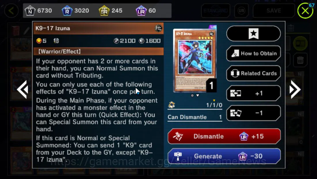 Yu-Gi-Oh! Master Duel Accounts Mid-Level Lv 18 | 20 Deck |VSK9,Radiant Typhoon,Dracotail,Yummys,Time Lord,Etc|Ranked 6