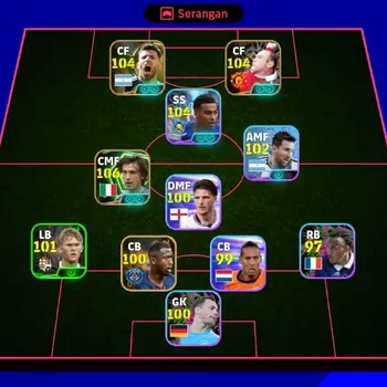 eFootball Accounts Legends & Iconic Players Android|PW 3123|Andrea Pirlo Epic,Sergio Aguero Epic,Wayne Rooney Epic,P.E