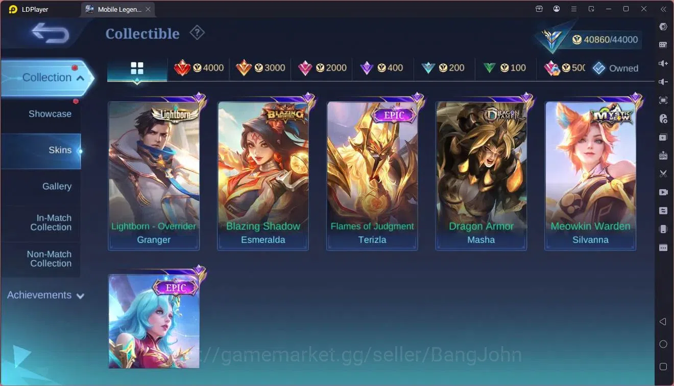 Mobile Legends: Bang Bang Accounts Global|Hero 109|Skin 173|Expert|KOF Karina|CC Nata image 14
