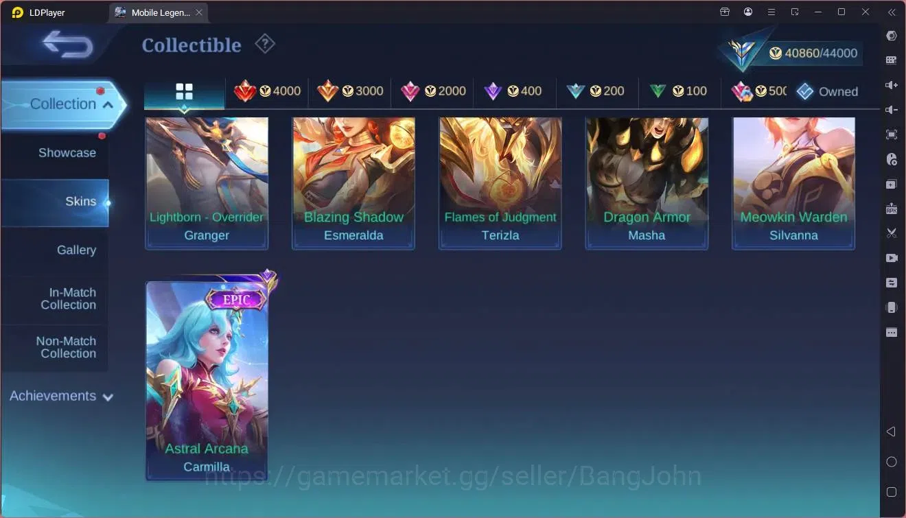 Mobile Legends: Bang Bang Accounts Global|Hero 109|Skin 173|Expert|KOF Karina|CC Nata image 15