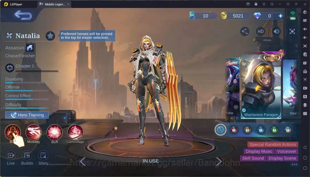 Mobile Legends: Bang Bang Accounts Global|Hero 109|Skin 173|Expert|KOF Karina|CC Nata image 20