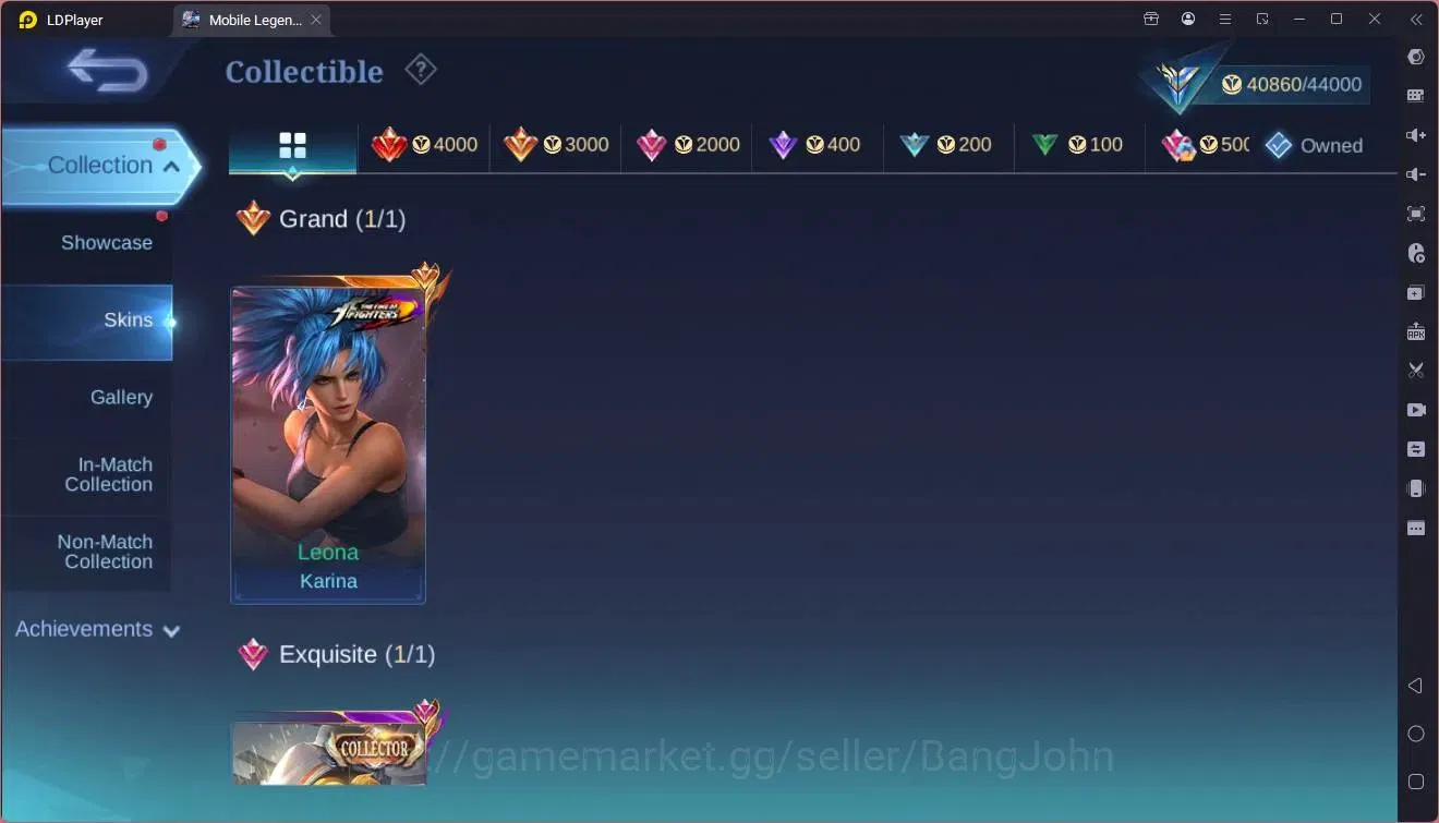 Mobile Legends: Bang Bang Accounts Global|Hero 109|Skin 173|Expert|KOF Karina|CC Nata image 7
