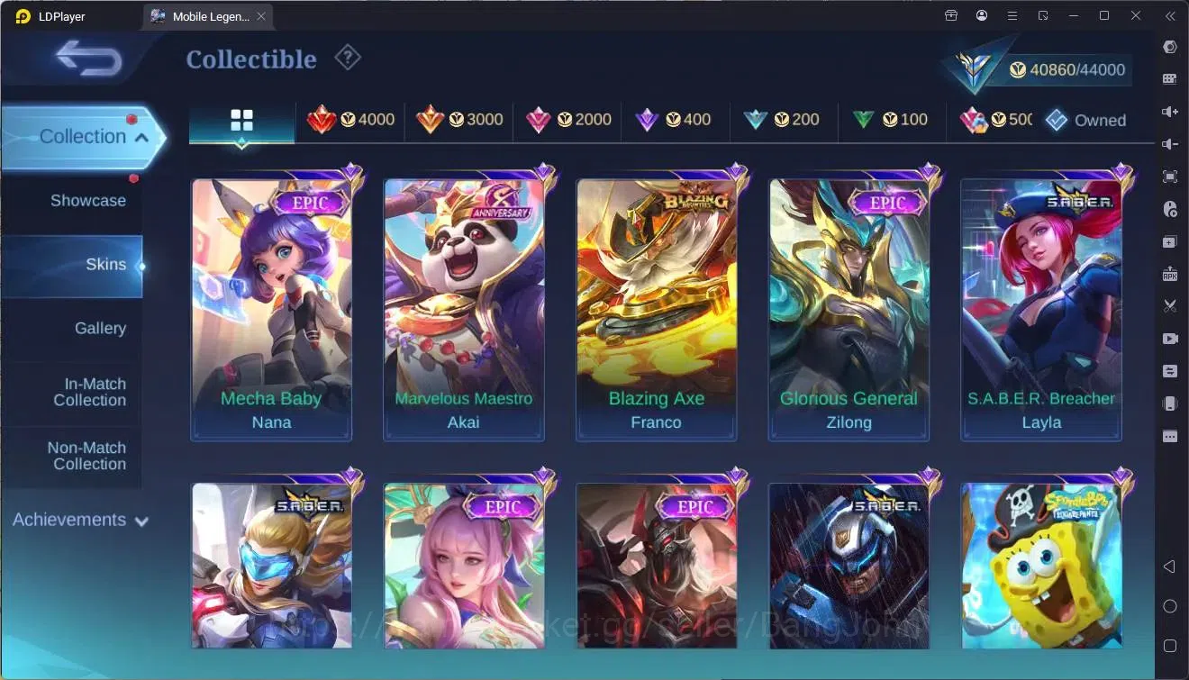 Mobile Legends: Bang Bang Accounts Global|Hero 109|Skin 173|Expert|KOF Karina|CC Nata image 9