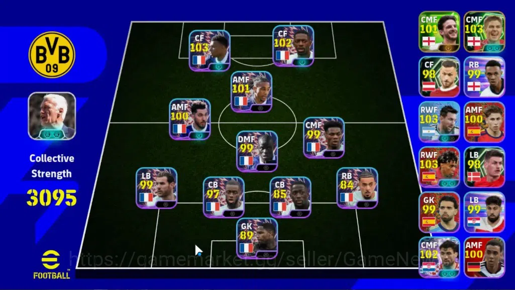 eFootball Accounts Others Android|National Team Pack France'26|Epic Steven Gerrard,Show Time Lamine Yamal,Lionel 1