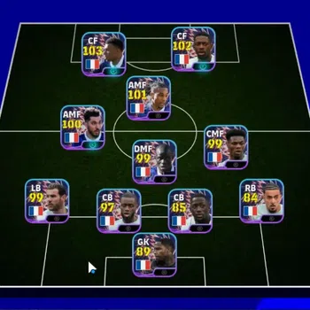 eFootball Accounts Others Android|National Team Pack France'26|Epic Steven Gerrard,Show Time Lamine Yamal,Lionel