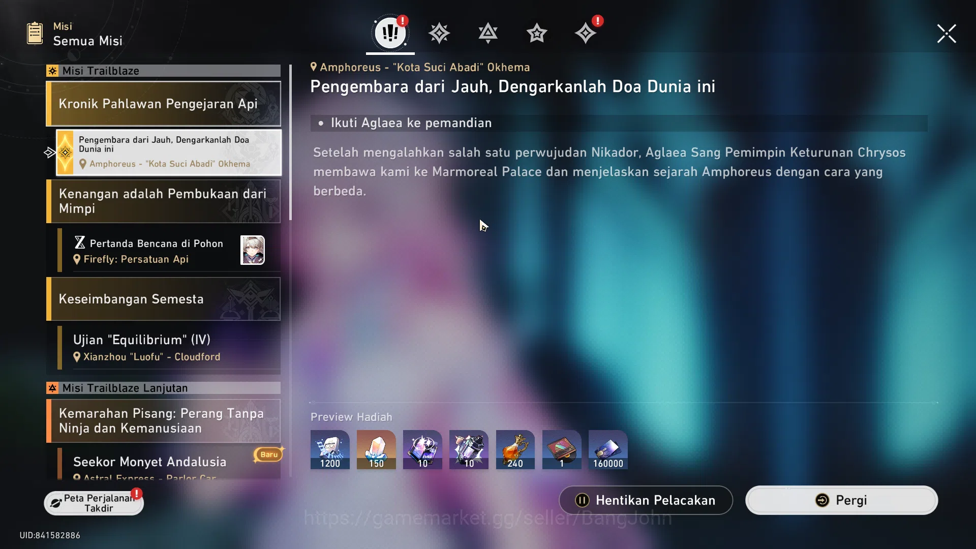 Honkai Star Rail Accounts [ASIA] TL 50 | 5 Limit (4 Top Support) Cyrene Spar image 8