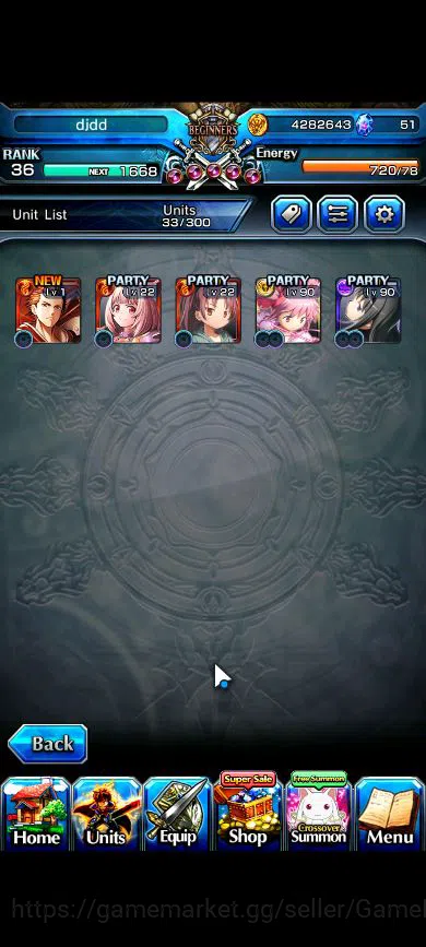 Grand Summoners Accounts Global|Rank 36|Starter|9 Ascend| KanameTW, Kirisam image 4