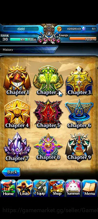 Grand Summoners Accounts Global|Rank 36|Starter|9 Ascend| KanameTW, Kirisam image 8