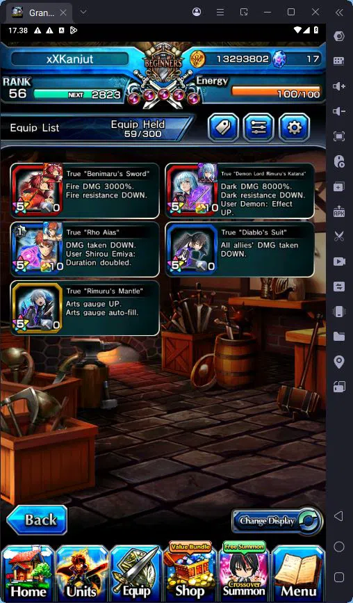 Grand Summoners Accounts GLOBAL|12 Ascend|Rank 56|Sayaka Miki TW|Shirou Emi image 4