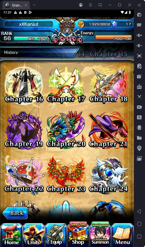 Grand Summoners Accounts GLOBAL|12 Ascend|Rank 56|Sayaka Miki TW|Shirou Emi image 9