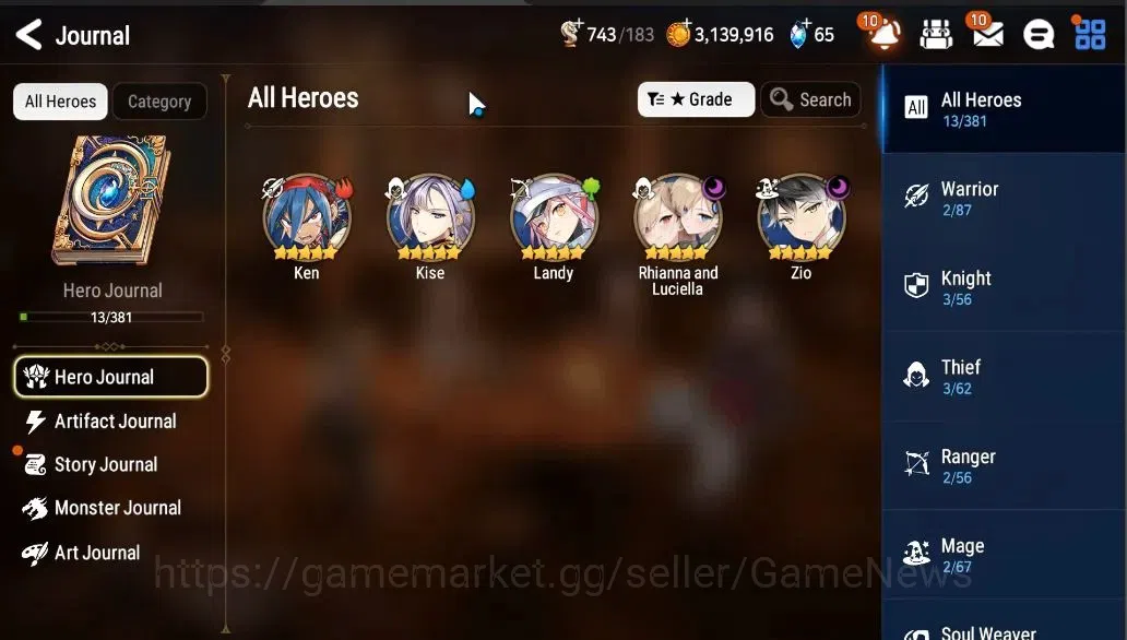 Epic Seven Accounts GLOBAL Unverif|NewEra|2 ML(Rhinna&Luciella,Zio)+Ke image 5