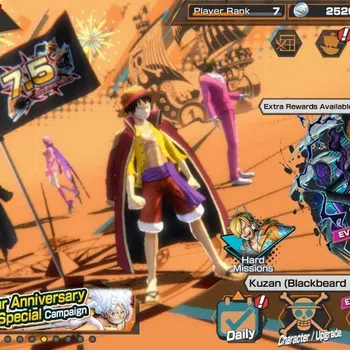 One Piece Bounty Rush Accounts High-End Android| PR 7|EX3|2 Max||RD106|MWDBKP Monkey D Luffy,FE Sabo,UC Kaku,FZ Zephyr