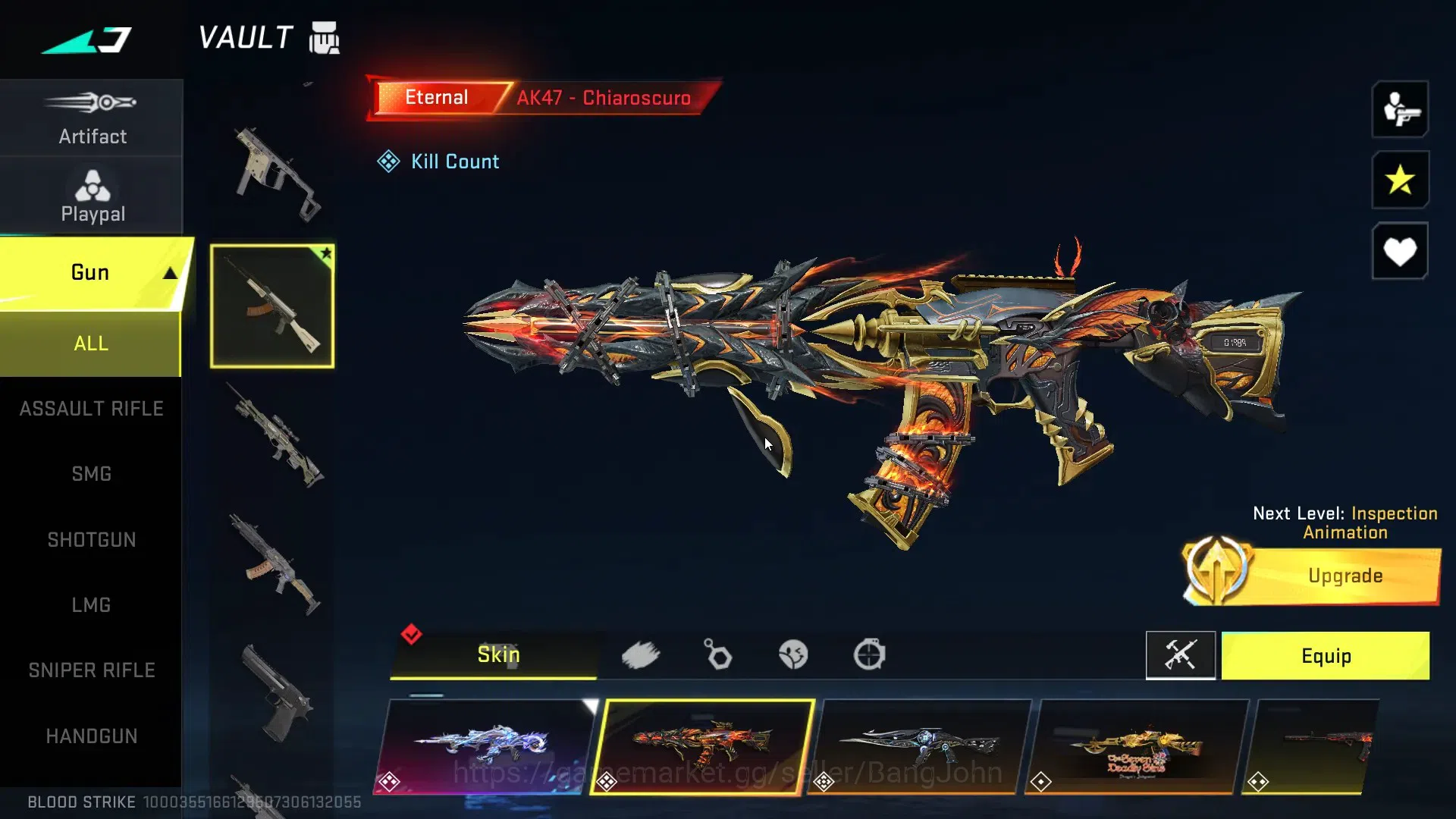 Blood Strike Accounts AMERICA |1 EVO:AK47-Hellride (Lv3)|19 ETERNAL(+MEL image 10