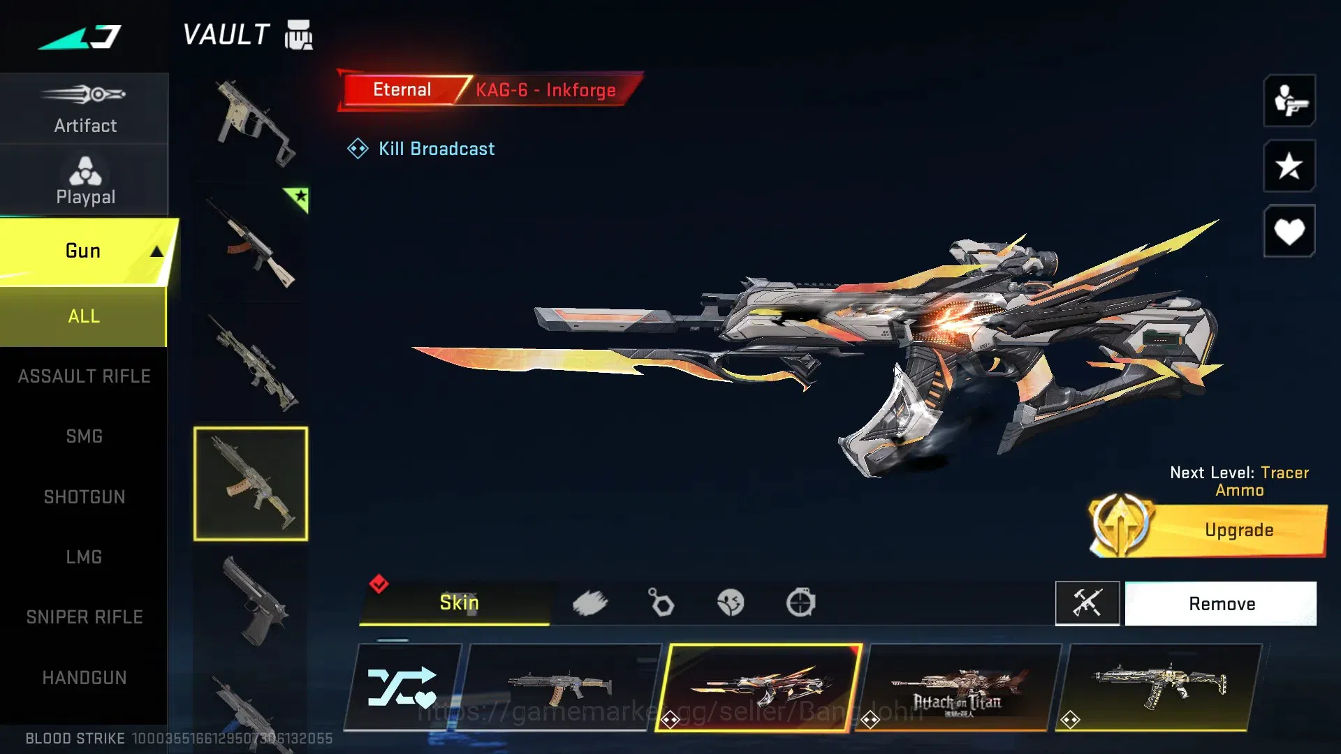 Blood Strike Accounts AMERICA |1 EVO:AK47-Hellride (Lv3)|19 ETERNAL(+MEL image 12