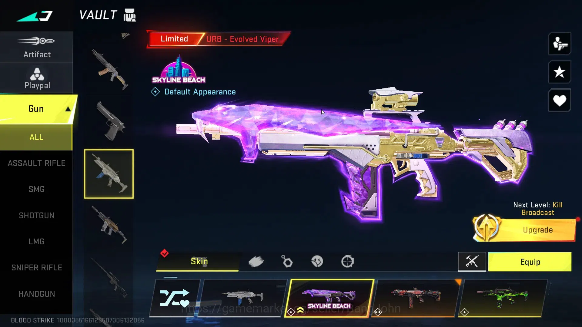 Blood Strike Accounts AMERICA |1 EVO:AK47-Hellride (Lv3)|19 ETERNAL(+MEL image 15