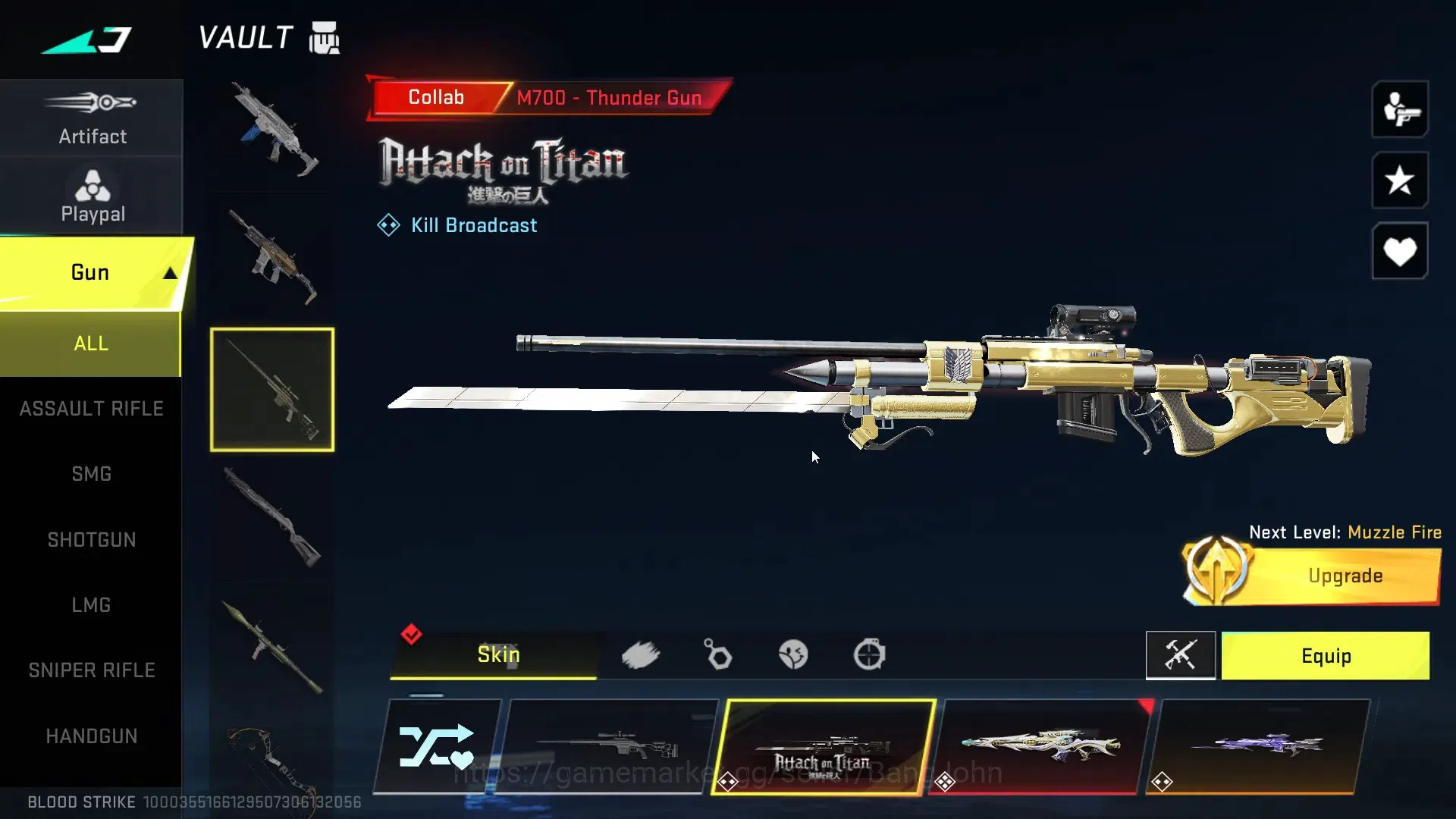 Blood Strike Accounts AMERICA |1 EVO:AK47-Hellride (Lv3)|19 ETERNAL(+MEL image 18