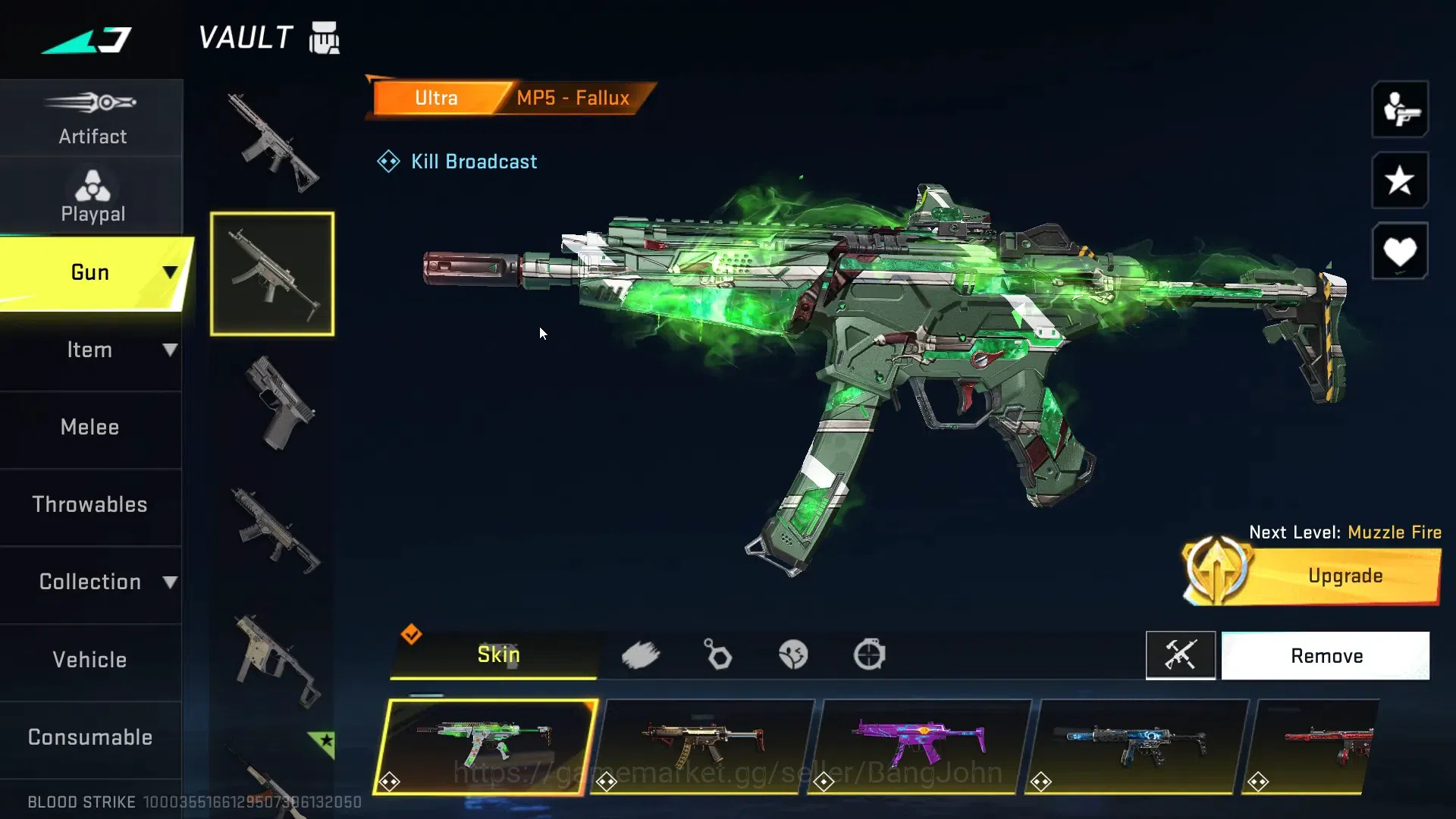 Blood Strike Accounts AMERICA |1 EVO:AK47-Hellride (Lv3)|19 ETERNAL(+MEL image 3