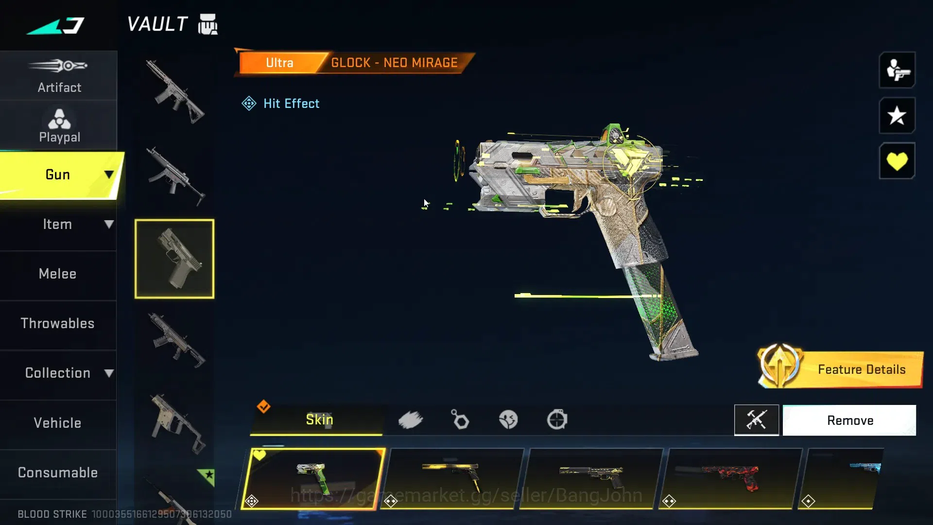 Blood Strike Accounts AMERICA |1 EVO:AK47-Hellride (Lv3)|19 ETERNAL(+MEL image 4