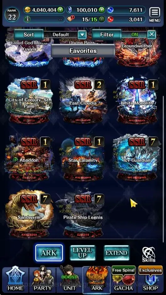 Last Cloudia Accounts GLOBAL|Rank 22|100k Crystal|Top Tier Unit(Lougseus image 4