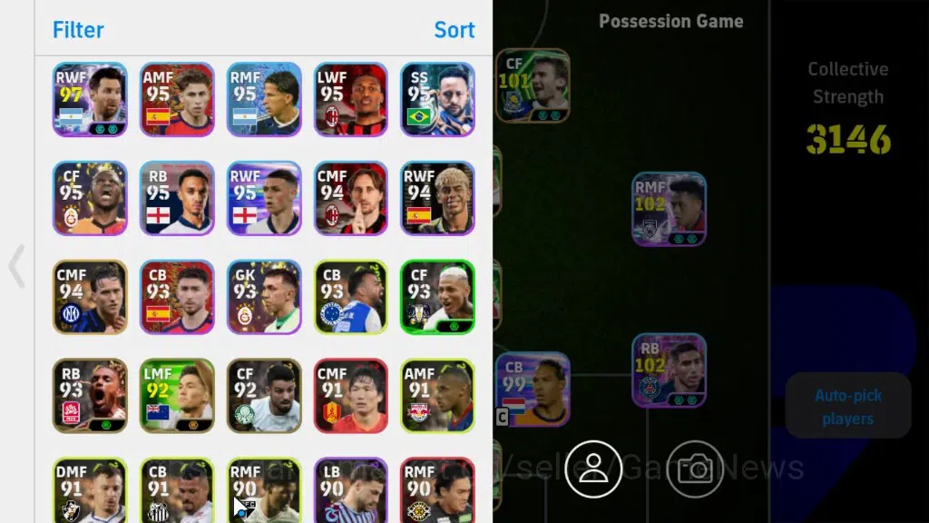 eFootball Accounts Android|Epic Peter Shmeichel,Bebeto,Gerrard,Frank  image 2