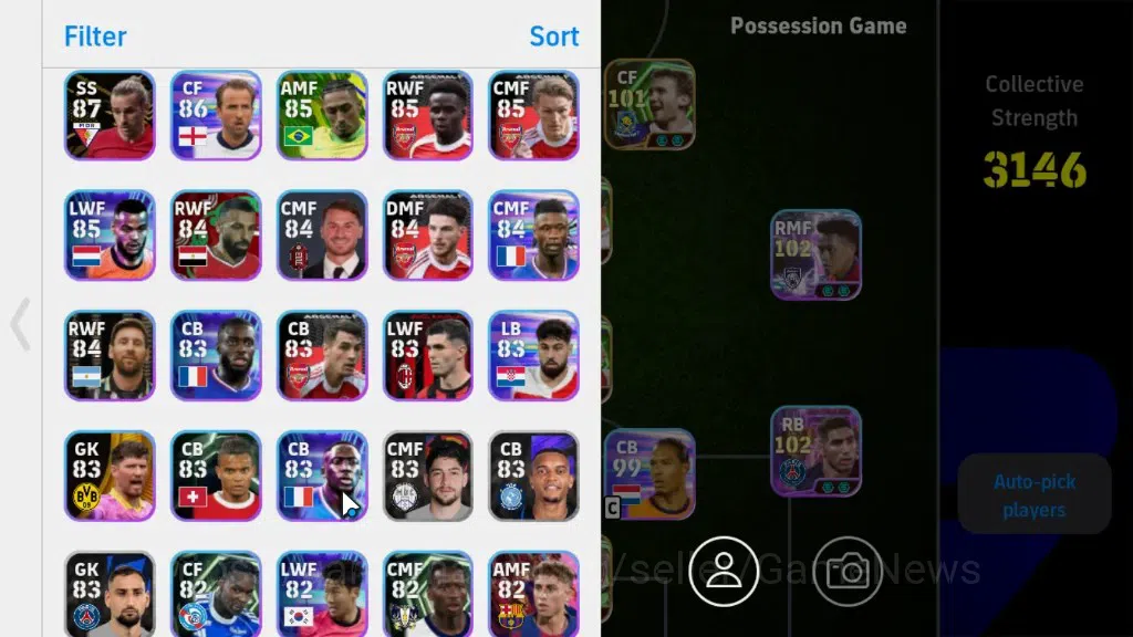 eFootball Accounts Android|Epic Peter Shmeichel,Bebeto,Gerrard,Frank  image 3
