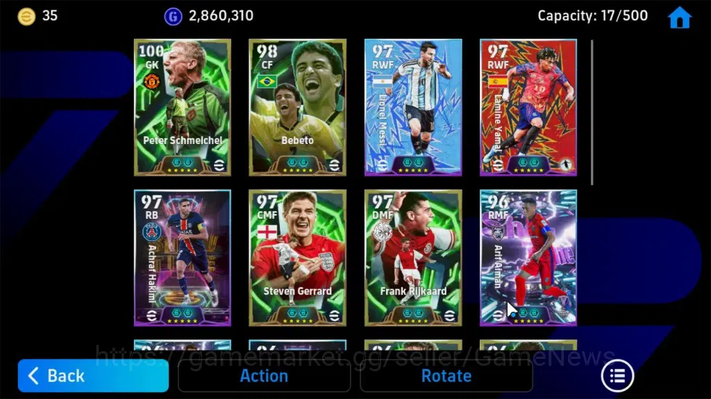 eFootball Accounts Android|Epic Peter Shmeichel,Bebeto,Gerrard,Frank  image 8