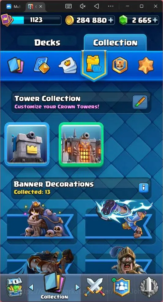Clash Royale Accounts Global |CL 1123|KTL 12|Trophy 7223|113 Cards|4 Cha image 16