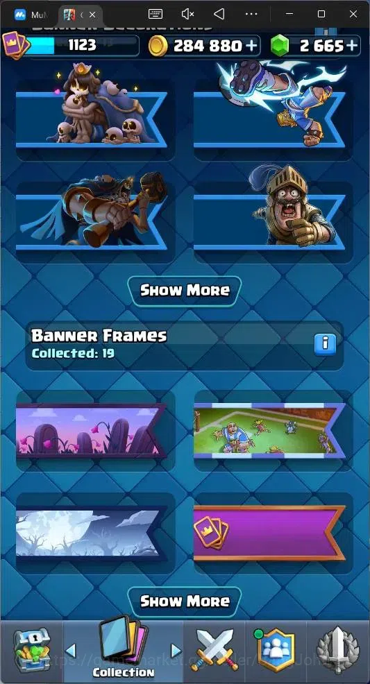 Clash Royale Accounts Global |CL 1123|KTL 12|Trophy 7223|113 Cards|4 Cha image 17