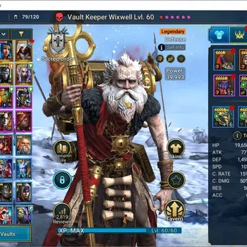 Raid: Shadow Legends Accounts Mid-Game Lv 45 390 Power|9 Legend(WixWell,Xenomorph,Ninja,Ezio,Mc Angelo,Etc)|1 Key UNM Quick