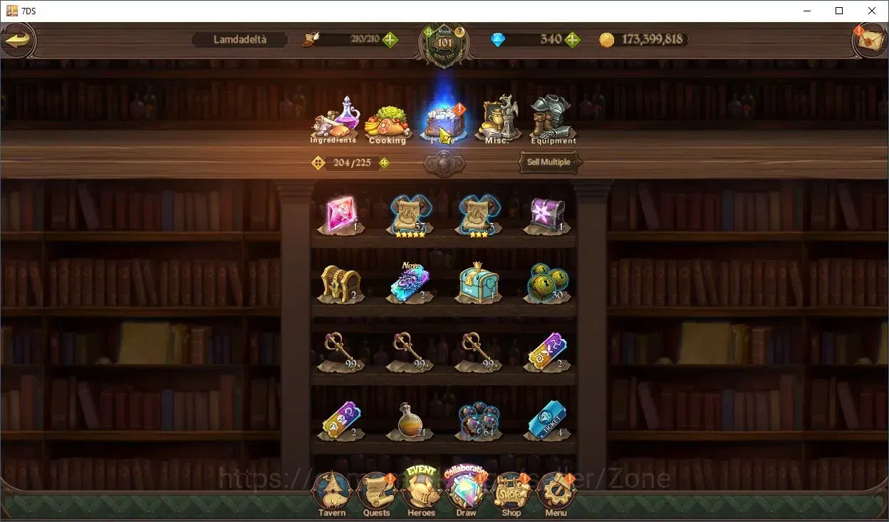 The Seven Deadly Sins: Grand Cross Accounts Endgame Global|4.1M Power | 340 Diamonds |6LR|UR|Full collab Gachiakuta 17