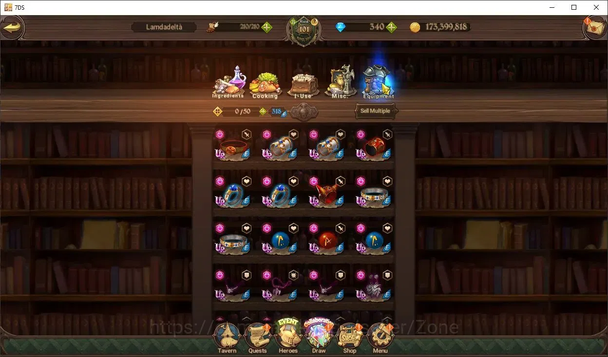 The Seven Deadly Sins: Grand Cross Accounts Endgame Global|4.1M Power | 340 Diamonds |6LR|UR|Full collab Gachiakuta 19