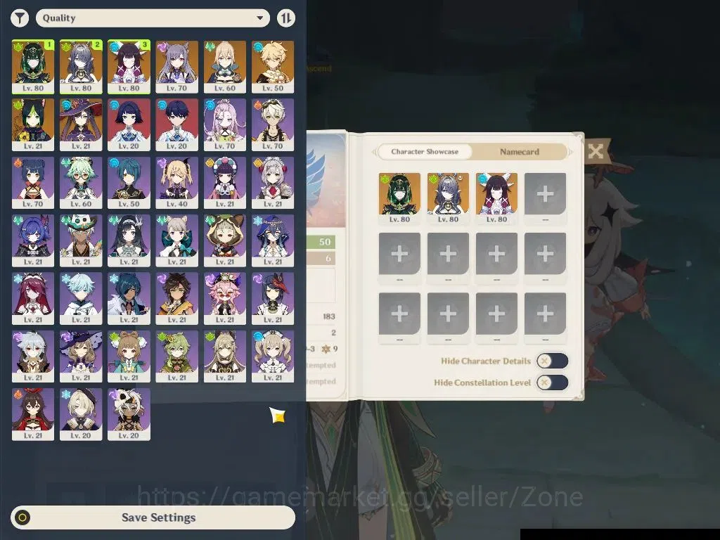 Genshin Impact Accounts ASIA|AR 50|3 Limited|Premium Team Nefer|Nefer,Laum image 2