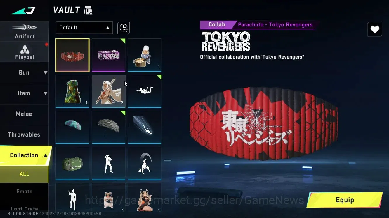 Blood Strike Accounts ASIA|Collab 7DS [AK47]+ BLEACH [Byakuya],TR [Parac image 12