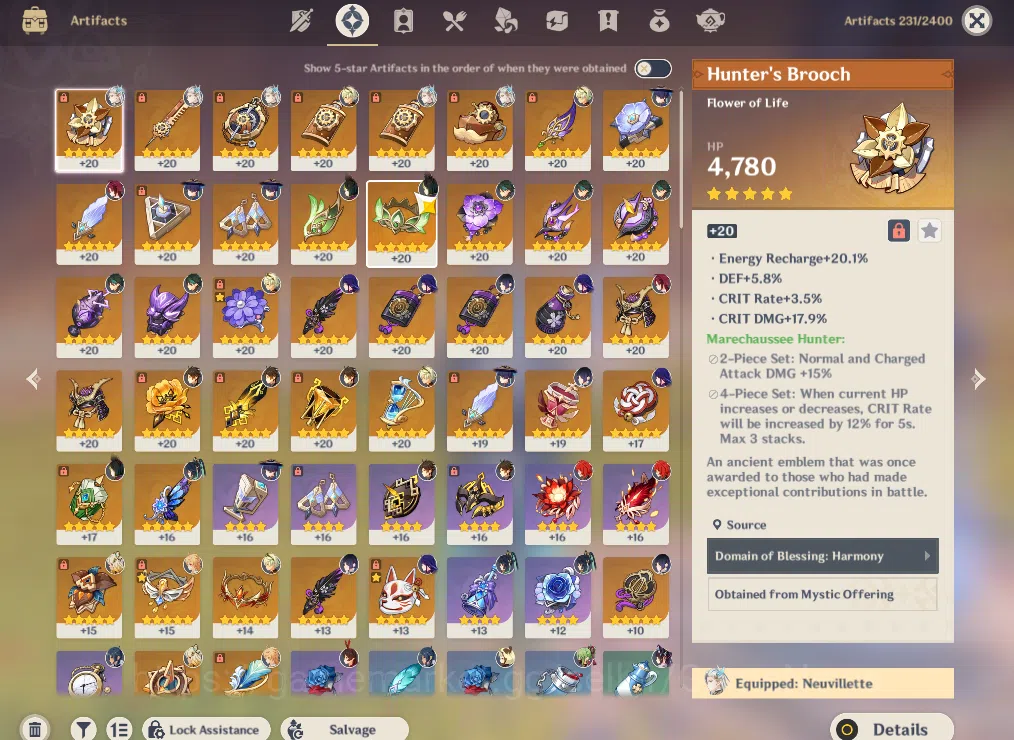 Genshin Impact Accounts ASIA|FREE HSR|AR57|10Limited+5(*5Weapon)|Neuvillat image 6