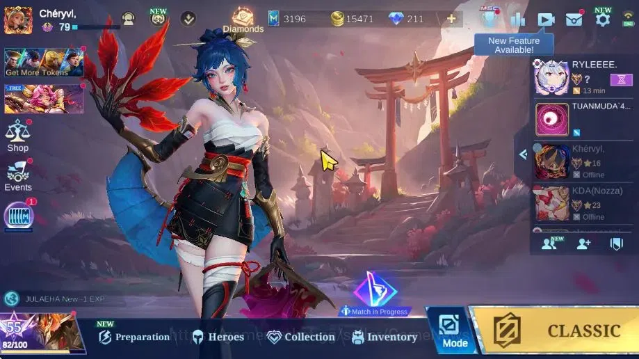 Mobile Legends: Bang Bang Accounts Collector Hero 133|Skin 425|211dm+2,2k CoA|Legend Lunox|Bened Ducati,Suyou 1