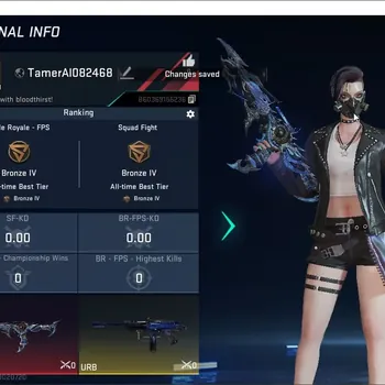 Blood Strike Accounts Starter Asia Starter|Eternal Uzi-Star Chaser Lv2|1 Legendary URB Gun|1 EVO Shardcrown Voucher|2