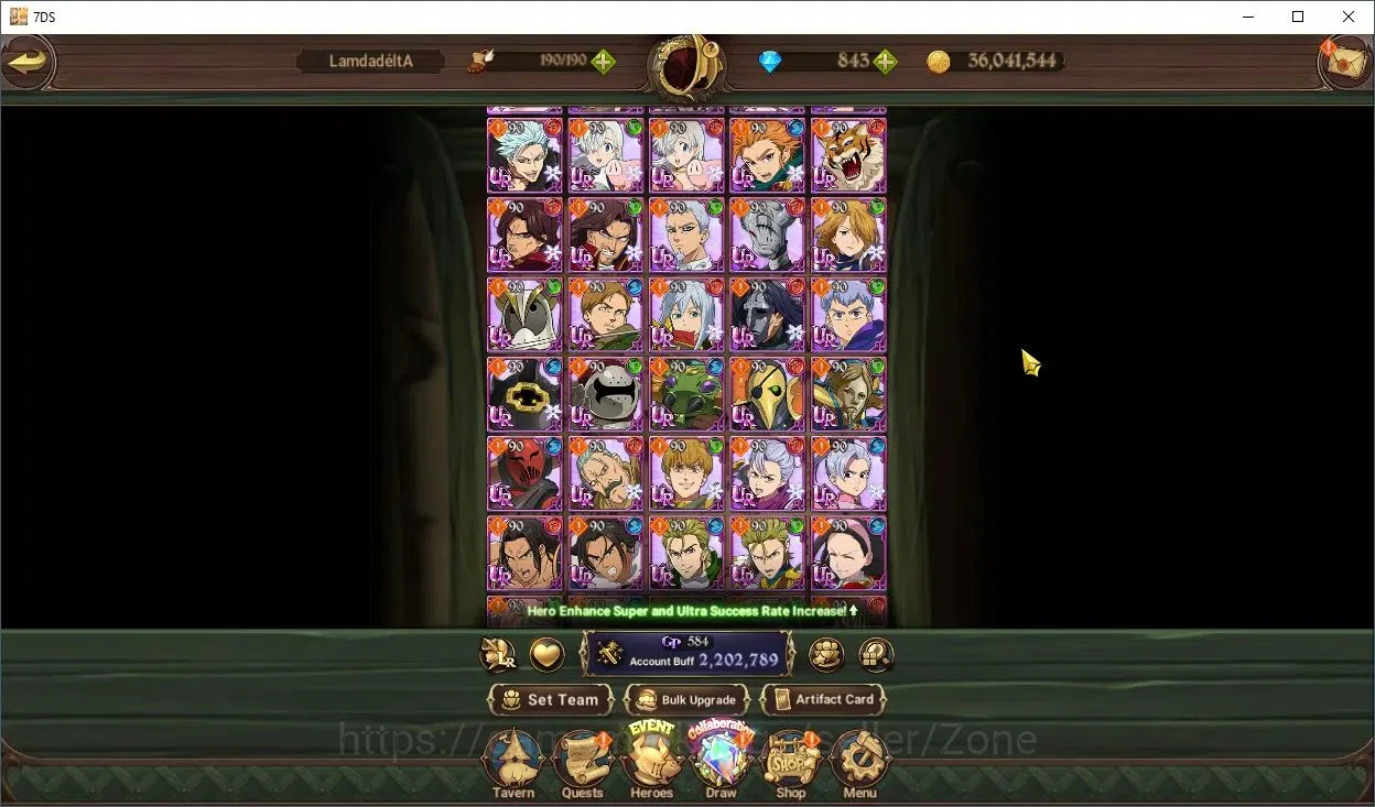 The Seven Deadly Sins: Grand Cross Accounts Starter Global|4LR Nemesis 4/6 Full collab Gachiakuta (HR) Riyo 1/6 Zanka 3/6 11
