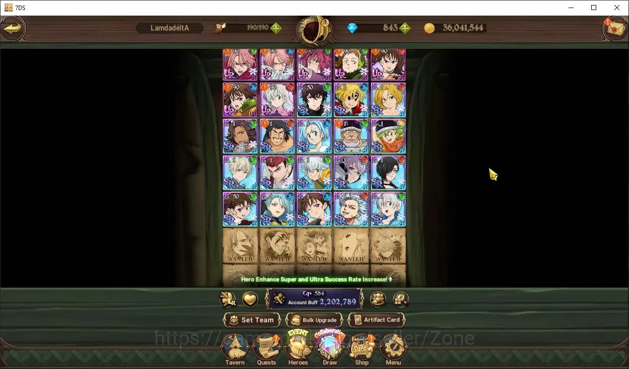 The Seven Deadly Sins: Grand Cross Accounts Starter Global|4LR Nemesis 4/6 Full collab Gachiakuta (HR) Riyo 1/6 Zanka 3/6 12