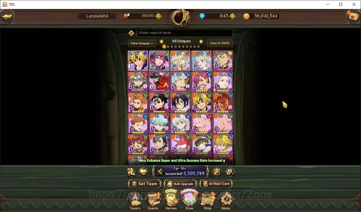 The Seven Deadly Sins: Grand Cross Accounts Starter Global|4LR Nemesis 4/6 Full collab Gachiakuta (HR) Riyo 1/6 Zanka 3/6 9