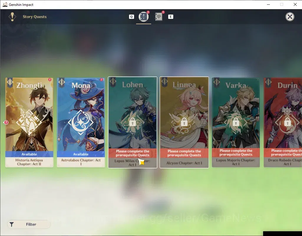 Genshin Impact Accounts ASIA|AR 43| 2 Limited + 2(*5 Weapon) | Xiao+Signat image 17