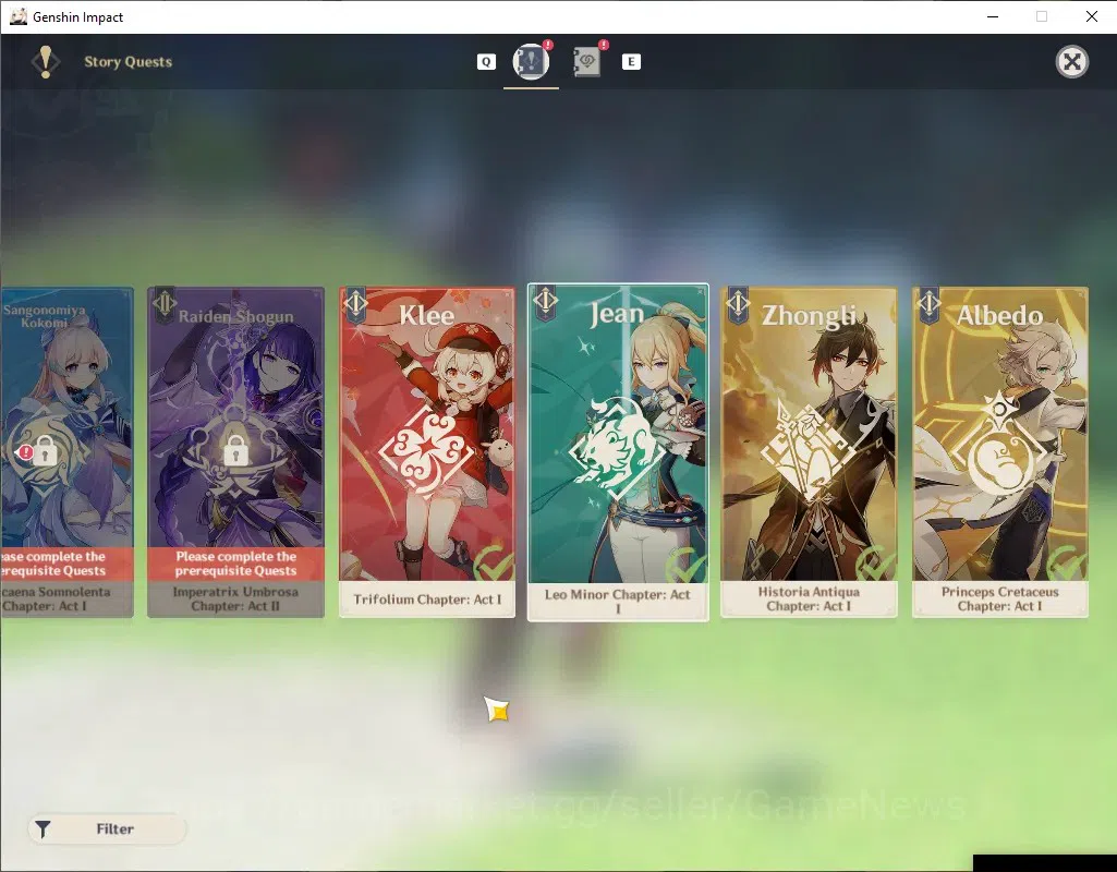 Genshin Impact Accounts ASIA|AR 43| 2 Limited + 2(*5 Weapon) | Xiao+Signat image 18