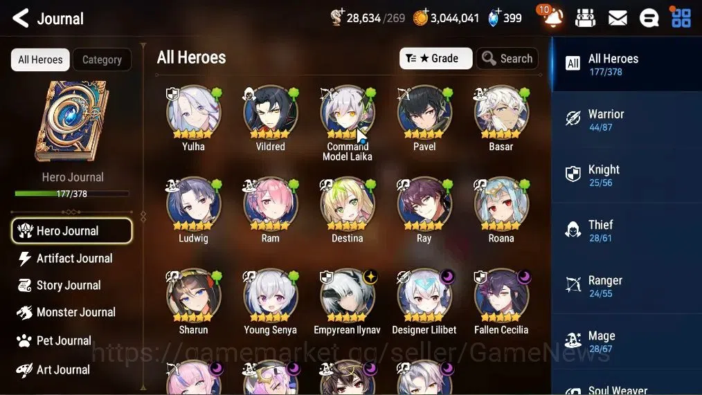 Epic Seven Accounts Asia Unverif|7 ML(Empyrean Ilynav,Spectr Tenebria, image 10