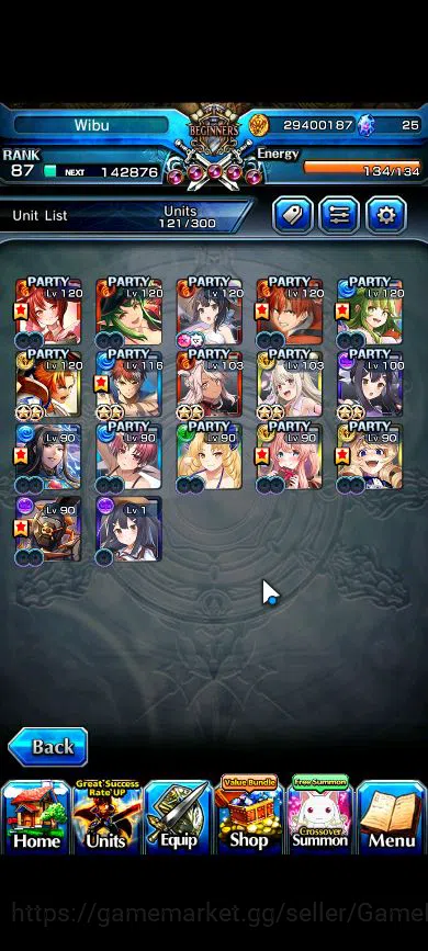 Grand Summoners Accounts Global|Rank 87|17 Ascend|EmiyaTW,S MiyuTW,ChloeTW, image 3