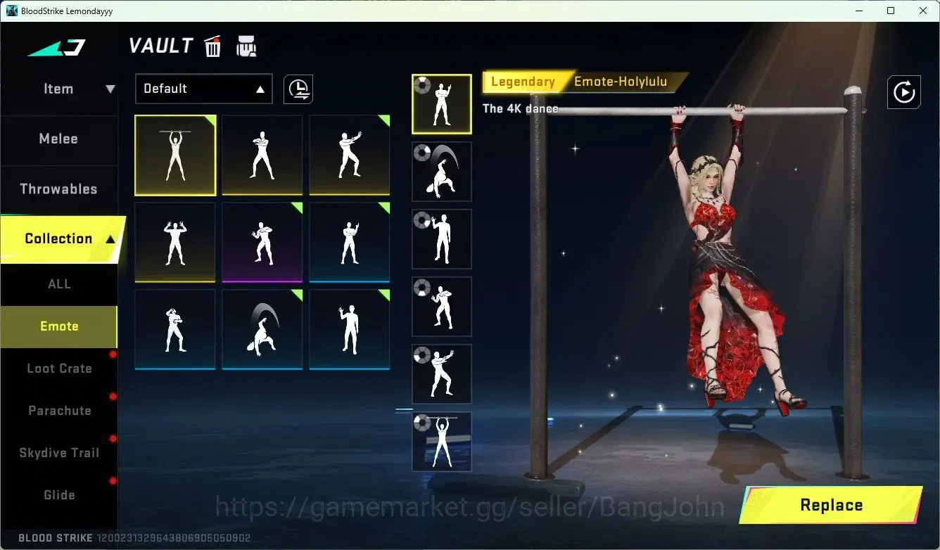 Blood Strike Accounts ASIA | 1 Collab Skins | 1 Limited Skins | 9 Legend image 12