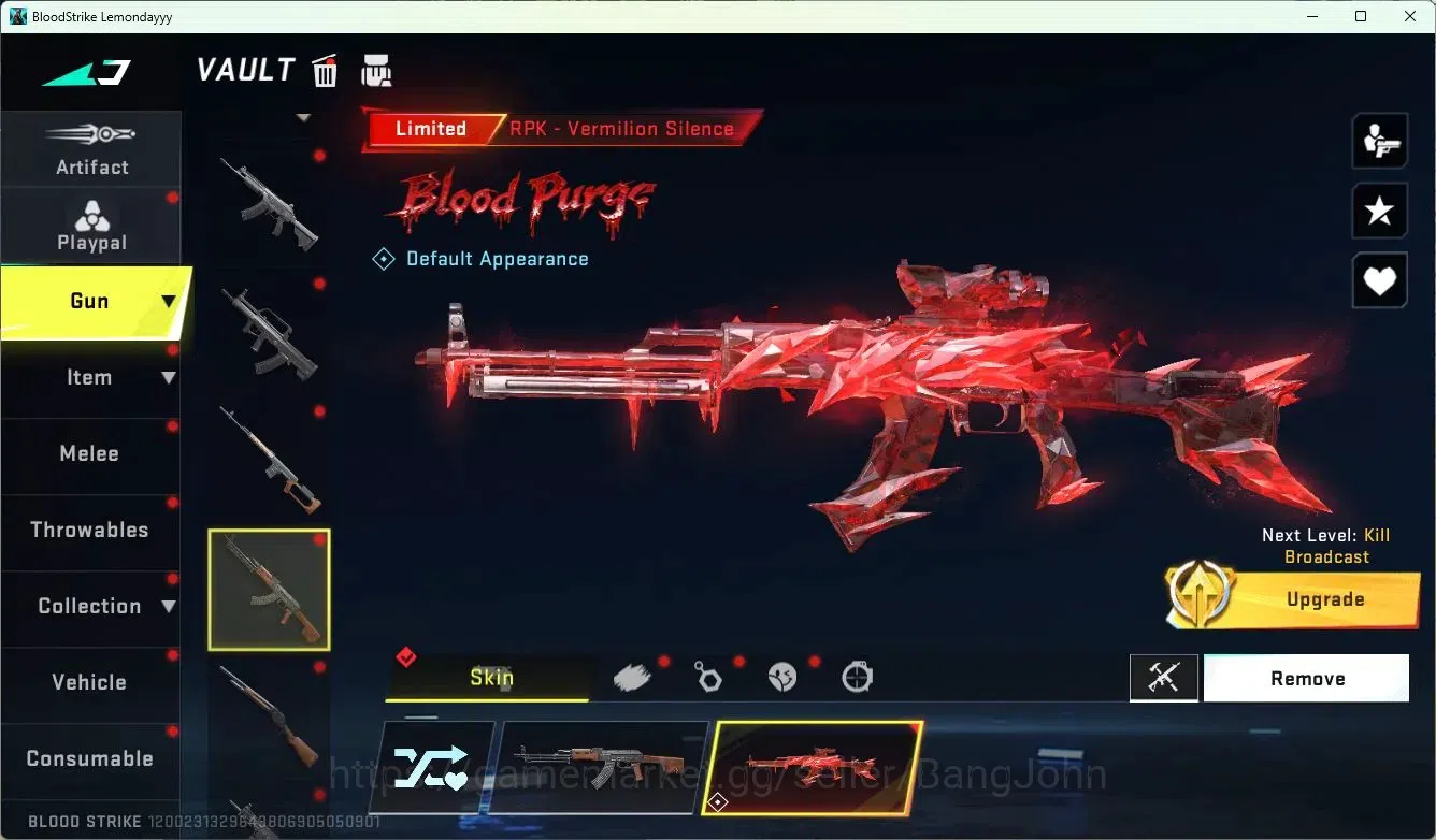 Blood Strike Accounts ASIA | 1 Collab Skins | 1 Limited Skins | 9 Legend image 17