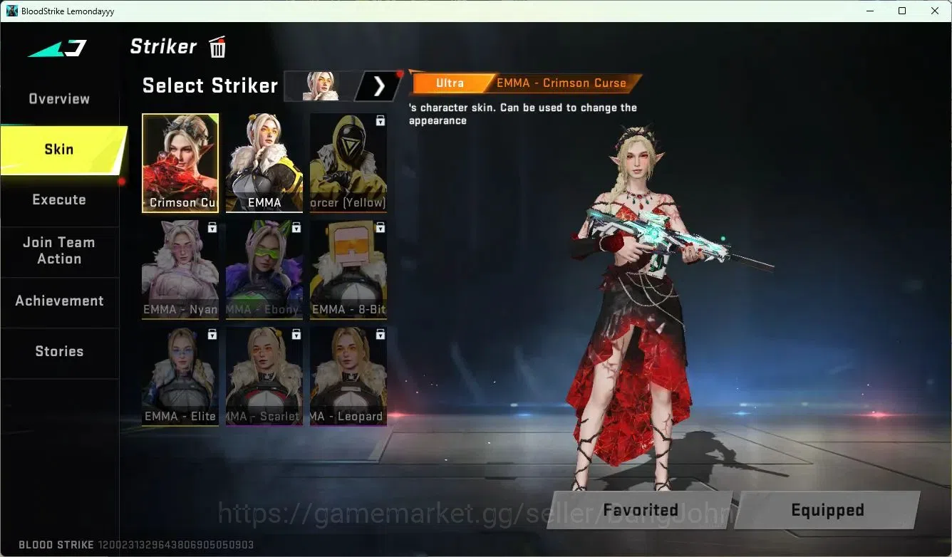 Blood Strike Accounts ASIA | 1 Collab Skins | 1 Limited Skins | 9 Legend image 5