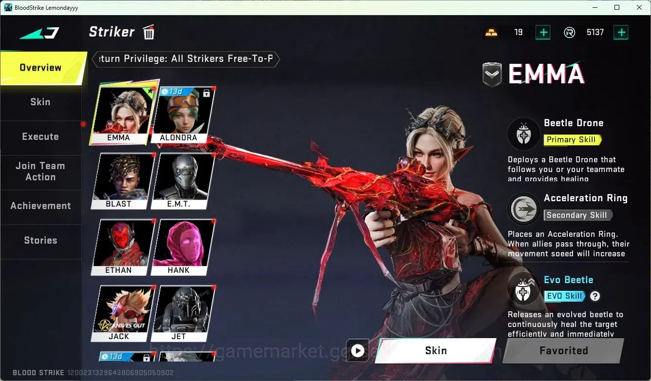 Blood Strike Accounts ASIA | 1 Collab Skins | 1 Limited Skins | 9 Legend image 6